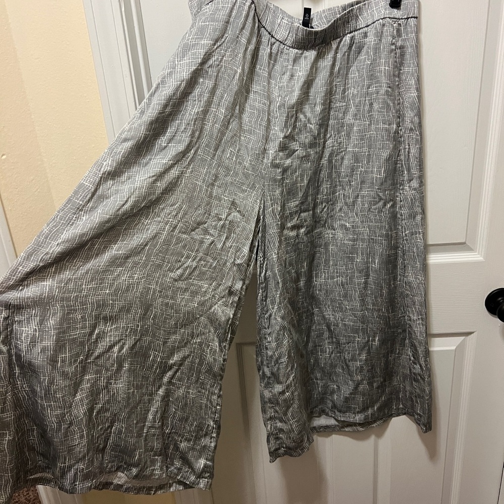Eileen Fisher Flowy Wide Leg Pants